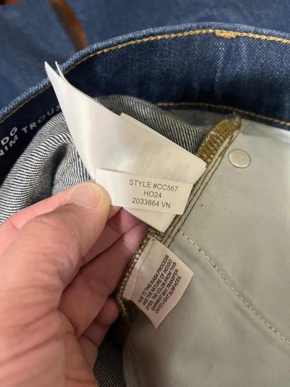 J. Crew High Rise Denim Trouser Jean 27P - Picture 8 of 8